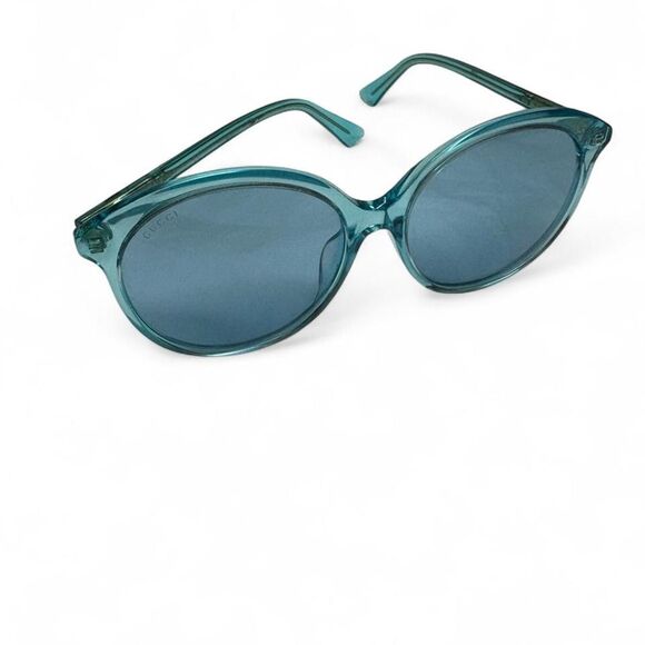 Gucci Festival Rave Summer Acetate GG0257SA Oversized Round Blue Sunglasses main image 6